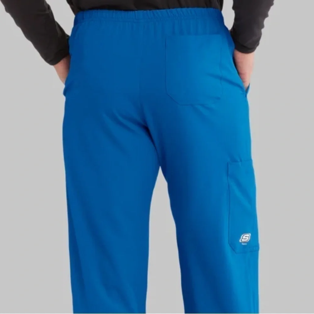 NWT Sketchers by Barco Structure Scrub Pants Galaxy Blue XS
